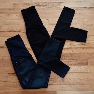 Bundle of AG Materinity Skinny Stretch Jeans Full Panel Maternity Jeans